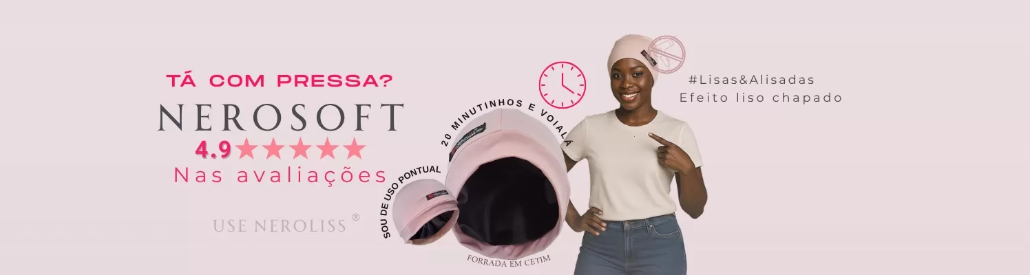 Touca nero forrada em cetim Nerosoft