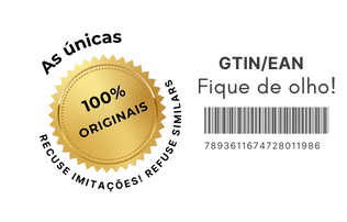 Selo de Original + Código de barras GTIN/EAN